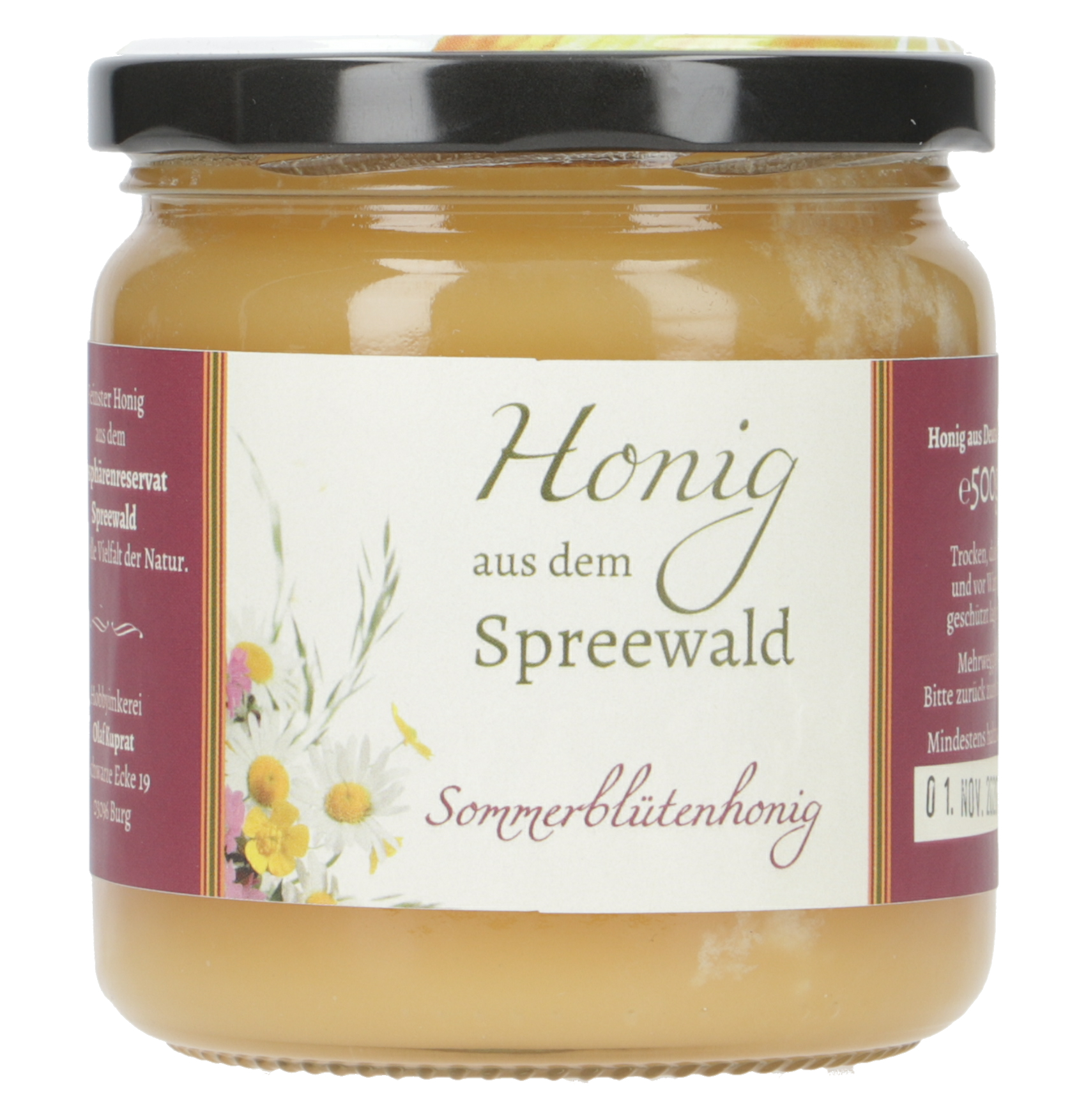 500g Bienenhonig &amp;quot;Sommerblüte&amp;quot; aus dem Spreewald | Weitere ...